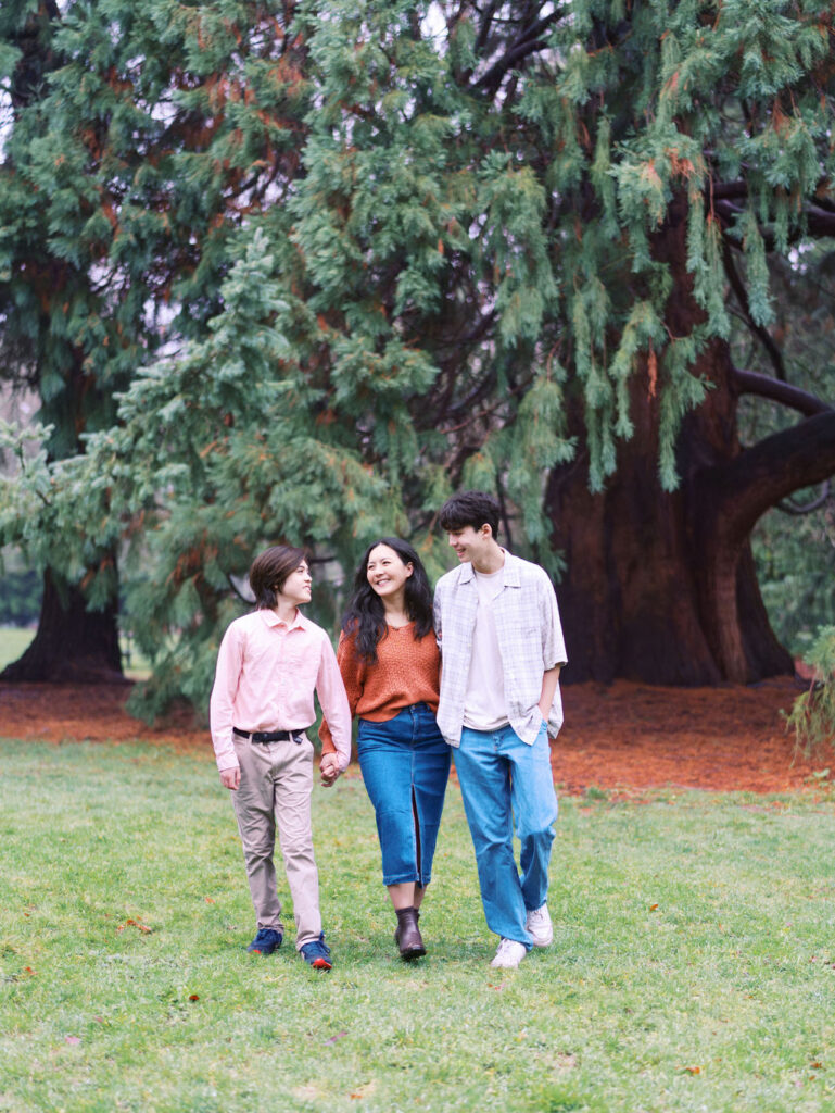 Winter family mini session in Volunteer Park