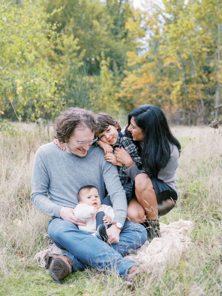 Fall family photos in Seattle