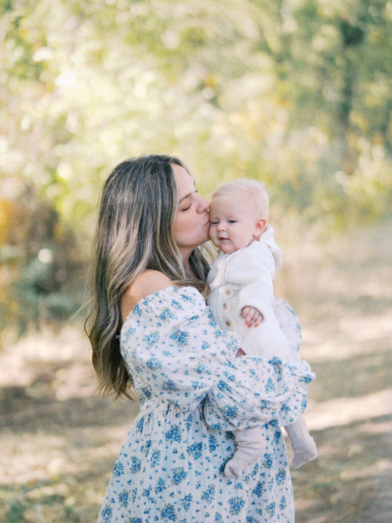 Mom and baby during a family session by Seattle Motherhood and Family Photographer Tanya Zagumenov